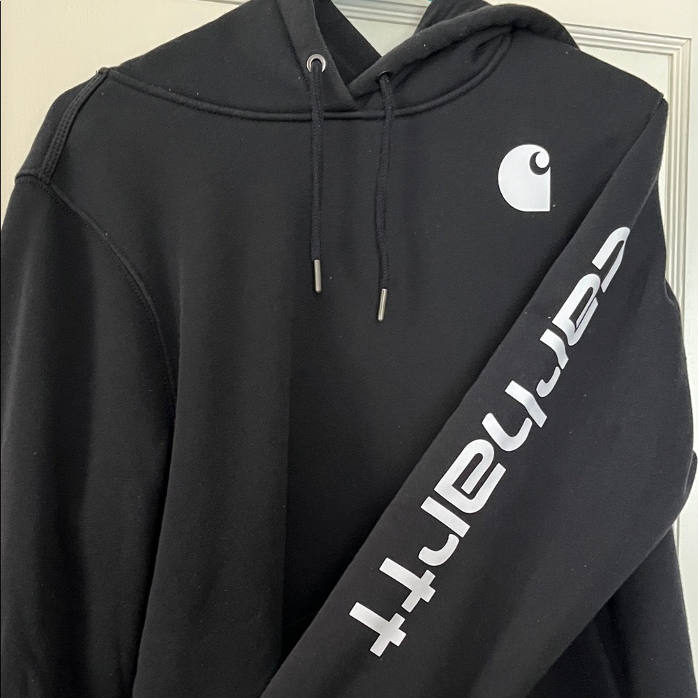 Carhartt Black Hoodie with Logo